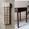 Patas de Mesa Vintage de Madera Maciza Estilo Francés, Hechas a Mano por Blogueros Populares para DIY, Patas de Mesa de Comedor, Patas de Mesa de Café, Patas de Gabinete de Madera, Patas Redondas de Madera