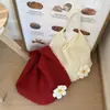 Bolso Tejido Nuevo de Gran Capacidad para Vacaciones en la Playa de Verano, Bolso de Playa de Punto Floral, Bolso Tote de Hombro Único de Moda para el Trabajo