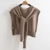 Cachecol 100% Caxemira Outono e Inverno Cor Pura, Simples e Versátil, Cachecol Feminino de Alta Qualidade, Xale Quente para Exterior