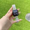 Para Apple Watch láser pequeño reloj de hielo con iwatch8 correa colorida 20MM 3 Correas