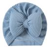Gorro infantil con lazo grande a rayas, gorro indio con fontanela para neonatos, gorro infantil de algodón TUME