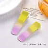 2026 Guangdong Pinza de Pato Color Degradado Pinza para Flequillo Color Macarrón Pinza para el Cabello Lote Pequeño Color Mixto Mayoreo Verano