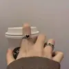 Nova Chegada Diablo Retro Ring Coreano Preto Hip-Hop Cool Love Opening Girl ins Simple Niche Ring