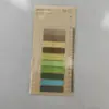 Pestañas Índice Adhesivas para Mascotas Color Morandi Hojas Sueltas Estilo Fresco Bloc de Notas de Clasificación Etiqueta Notas Adhesivas Venta al por Mayor