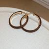 Té de Leche Marrón Maillard Gotas de Agua Geométrico Resina Aretes Elegantes Pendientes de Moda Lujo Ligero Sentido de Alta Gama Pendientes para Mujer