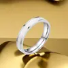Anel de Aço Inoxidável Moda 4-6mm para Mulheres Estilo Japonês e Coreano Simples Gotejamento de Óleo Pequeno Estilo Fragrante Anel de Casal de Aço Titânio Venda Quente Transfronteiriça