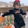 Vestido para Niña con Mangas Abullonadas, Dragón Bordado, Ajustado de Princesa, Nueva Moda Primavera 2026, Ropa Infantil al por Mayor de Comercio Exterior