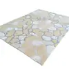 Tapete de Arte de Pedras para Sala de Estar de Villa, Tapete Feito à Mão com Tufting de Pistola, Tapete Abstrato de Forma Irregular para Quarto de Luxo Leve, Personalizável
