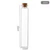 22 mm de diámetro bayoneta control de corcho botella transparente bosque occidental botella para té perfumado embalaje botella pequeña transparente botella flotante