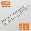 Conector de aço inoxidável espessado, peça de conexão, peça reta, peça de ferro, código de ângulo plano, peça de fixação de canto