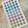 Atacado Cor Original Cor Preciosa 8mm Fornecimento Direto Romântico Bouquet de Oito Lados Zircônia Grande Quantidade e Excelente Preço Joias Feitas à Mão