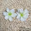 Simulación Flores de Begonia Impresas en 3D DIY Tela de Seda Flores Artificiales Adorno para el Cabello Pasador Paquete de Materiales de Flores Adornos Pequeños para Fotografía del Hogar