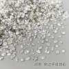 Mini Strass de Zircônia com Base Plana para Nail Art Diamantes Nuos Formatos Irregulares Pequenos Strass para Nail Art Strass com Base Plana Strass para Nail Art
