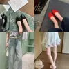 Zapatos de ballet para mujer estilo Grapema de fondo plano para rollitos de huevo, piel de oveja ultrablanda, punta redonda, lazo, tacones bajos para ir al trabajo