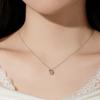 Luz de Navidad Lujo Plata de Ley S925 Aretes Collar Mujer Exquisito Diseño Astas Embalaje de Regalo Joyería Moderna y Elegante