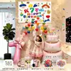 Globo de Pastel con Número Grande para Cumpleaños de Niña, Decoración Sorpresa de Pared para Ceremonia de Fiesta de Globos de Lluvia