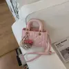 Bolsa Pequeña de Bordado de Diamantes para Mujer 2026 Verano Nueva Versátil Bolso de Hombro Cruzado Bolso de Mano Exquisito Super Popular Bolsa Cuadrada Pequeña