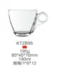 Tazas de Té de Flores Gruesas Resistentes al Calor para Exportación, Tazas de Té para el Hogar, Vasos para Cerveza, Tazas de Café, Vasos de Vidrio con Asas, Venta al por Mayor