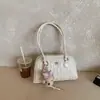 Bolso Texturizado para Mujer 2026 Nueva Moda Plegado Lindo Bolso de Mano Gran Capacidad Versátil Hombro Cruzado Bolso Cuadrado Pequeño