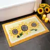 Alfombra de Felpa Absorbente para Baño Dopamina Alfombra Tufted Antideslizante Personalizada Puerta de Inodoro Tulipán