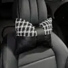 Almofada de assento de carro de verão linho cor rosa costura estilo Chanel carro almofada de assento confortável carro Quatro Estações Universal para mulheres