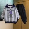 Ropa Personalizada para Niños Conjunto de Primavera y Otoño para Niños Nuevo Estilo 2026 Conjunto Deportivo Elegante de Dos Piezas para Niños Moderno