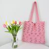 2023 Nueva Bolsa Transfronteriza Bolso Tote Japonés y Coreano Bolsa Tejida Bolsa Calada Bolsa de Playa Bolsa Tejida Bolsa Simple para Mujer