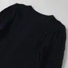 Outono de 2025 Nova Moda Feminina Estilo Europeu e Americano Versátil Gola Redonda Manga Longa Cardigan de Tricô 2893164 Patchwork