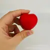 Venda quente transfronteiriça 4CM espuma PU bola antiestresse elástica estrela de cinco pontas coração crianças brinquedo de ventilação descompressão Rugby