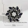 Broche de Bauhinia Totalmente Ecológico para Mujer, Exquisita Guirnalda de Corsage de Alta Gama Resistente Incrustada de Diamantes Pin para Accesorios de Ropa