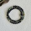 Pulsera de Estilo Retro Oscuro de Moda Popular Mariposa Tinta Luz de Luna Nicho Masculino Fresco Regalo para Pareja Estudiante Pulsera