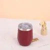 Taza de Huevo de Acero Inoxidable 304 Transfronteriza Copa de Huevo con Barriga en Forma de U Copa de Vino Taza Portátil para Coche Mantenimiento Frío Copa de Hielo Bulls