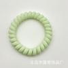 Tocado coreano transfronterizo, novedad de verano, color primavera, pequeño, fresco, línea telefónica, anillo para el cabello, accesorios para el cabello simples, de alta elasticidad y sin costuras