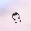 Sem Piercing Cruz Amazônica Clip Magnético de Nariz Galvanizado Aço Inoxidável Joia de Nariz Personalizada Argola de Nariz Conveniente Pequena Atacado