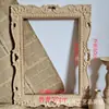 Material em branco moldura de foto de madeira vintage moldura estilo europeu rústico moldura de foto adereços de fotografia B&B decorações para casa
