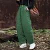 (Personalizado) Pantalones de Algodón para Hombre con Patrón de Diamantes Acolchados Gruesos de Invierno 2026, Pantalones de Algodón Versátiles Sueltos Artísticos para Mujer