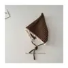 Estilo Ins Outono e Inverno Chapéu de Elfo com Borda de Renda para Bebês Pequenos de Mês de Idade Proteção Auricular Chapéu de Lã Quente à Prova de Vento
