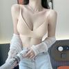 Ropa interior de verano sin costuras para mujer, sujetador sin frunces, sujetador deportivo antiflacidez para dormir