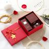 Caja de regalo con lápiz labial rojo, empaque para cosméticos, perfume, aceite esencial, regalo de San Valentín.