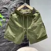 Nuevos Pantalones Cargo de Secado Rápido Estilo Americano de Moda Marca 2026 Verano para Hombre, Shorts Verde Militar, Pantalones Casuales para Deportes al Aire Libre