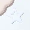 Acrílico Cortado Estrella de Cinco Puntas Móvil Teléfono Llave de Estrella Grande DIY Accesorios para el Cabello Colgante Colgante Joyería Accesorios Decorativos
