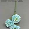 Flores Artificiales Azules Ramo Materiales para Decoración de Escena de Boda, Rosas Azules para Arreglo de Piso de Salón de Bodas y Flores Decorativas