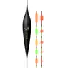 Anzol de Pesca com Ponta de Diamante de 0,65 mm com Recurso de Mudança de Cor para Uso Diurno e Noturno, Boia Eletrônica Luminosa LED de Alta Sensibilidade Ultra-Fina com Cauda Sólida