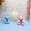 Coelho Rosa Dia dos Namorados Páscoa diy Dia dos Namorados Chinês vela aromática artesanal molde de silicone presente de aniversário decoração