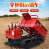 Tractor de Oruga Agrícola Vehículo de Transporte de Oruga Vehículo Pequeño de Arrastre de Montaña Vehículo de Transporte de Oruga de Ingeniería para Huertos Todoterreno