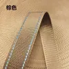 Suministro en stock cinta reflectante de nailon de imitación con patrón de cuentas de punto de salto cinta para mascotas de 2 cm 1,5 cm de grosor