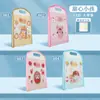 Carpeta Plegable de Acordeón Portátil Multicapa Gran Capacidad Tema de Dibujos Animados Lindo Almacenamiento por Clasificación Bolsa de Acordeón Bolsa de Acordeón Impermeable