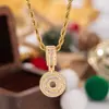 Collar Colgante de 26 Letras Completo de Diamante de Lujo Ligero Nueva Moda Transfronterizo Europeo y Americano 2026 para Mujeres Joyería Hip-Hop de Moda Venta al por Mayor