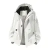 Chaqueta Térmica de Forro Polar Desmontable 3 en 1 de Grafeno, Abrigo de Dos Piezas Cortavientos e Impermeable para Trabajo al Aire Libre, Personalizable