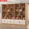 Armario de vino estante vitrina contra la pared sala de estar 2026 nuevo mueble lateral decorativo mueble vertical color madera maciza mueble pequeño para vino de celebridad de internet